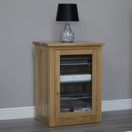 Arden Solid Oak Hi-Fi Cabinet