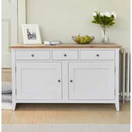 Signature Grey Painted Large Sideboard