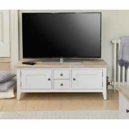 Signature Grey Painted Television Stand