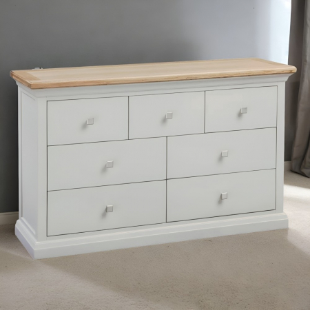 Cotswold Painted Large Wide Chest of Drawers