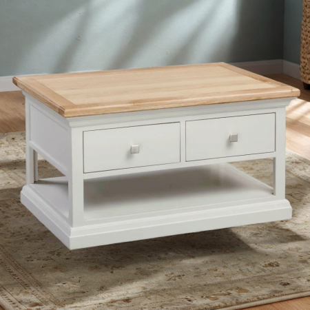 Cotswold Painted Coffee Table with Shelf