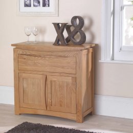 Crescent Solid Oak Small Sideboard