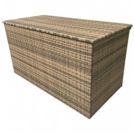 Medium Cushion Box Flat Brown Weave