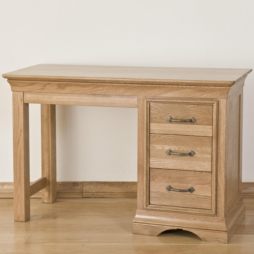 French Solid Oak Small Dressing Table