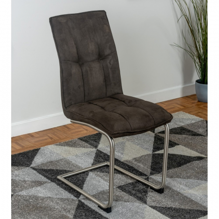 Heath Charcoal Cantilever Dining Chair