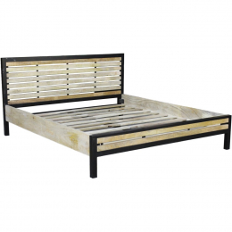 Harbour Indian Reclaimed Wood King Size Bed