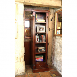 La Roque Mahogany Narrow Bookcase