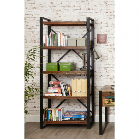 Urban Chic Reclaimed Large Open Bookcase