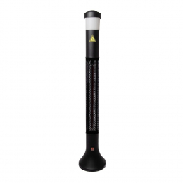Electric Outdoor Heater with LED Light and Bluetooth Speaker