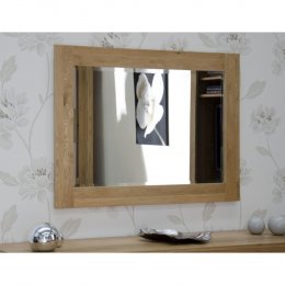 Opus Solid Oak Wall Mirror
