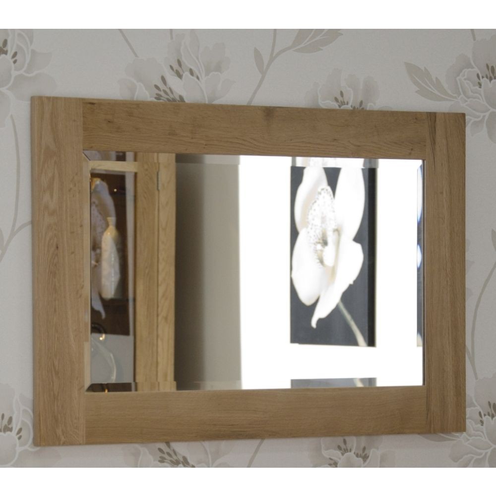 Opus Solid Oak Wall Mirror