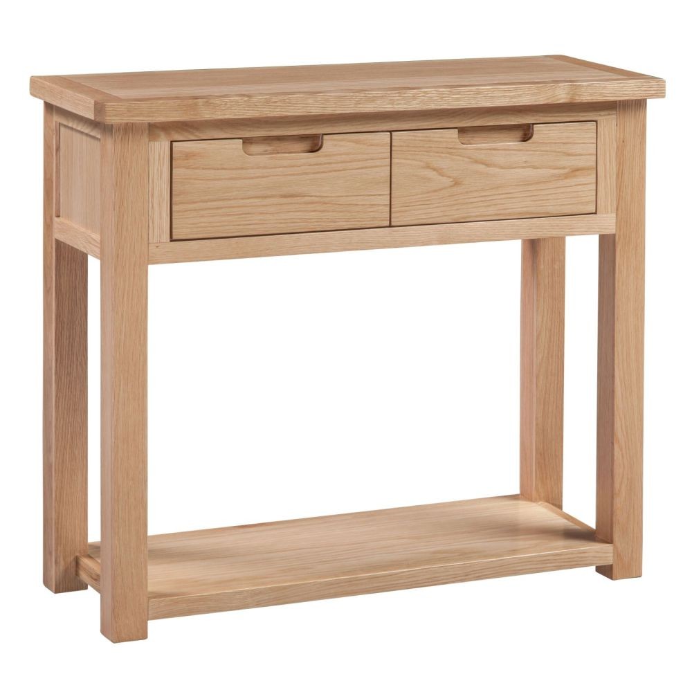 Moderna Oak Coffee Table with Drawers