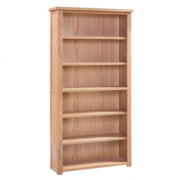 Moderna Oak Large Bookcase