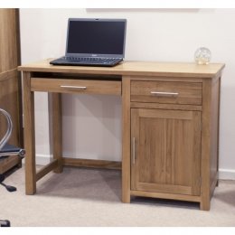 Opus Solid Oak Small Office Computer Desk