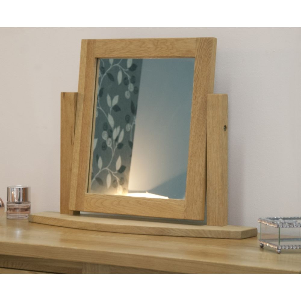 Opus Solid Oak Dressing Table Swivel Mirror