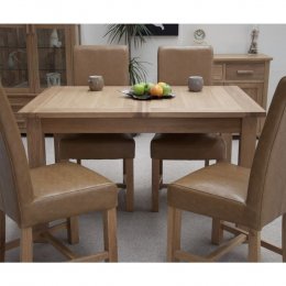 Opus Solid Oak Extending Dining Table