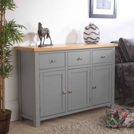 Richmond Grey Painted Large Sideboard