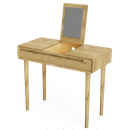 Scandic Solid Oak Dressing Table with Mirror