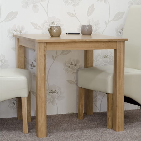 Opus Solid Oak Elegance Square Dining Table