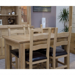 Torino Solid Oak Dining Table