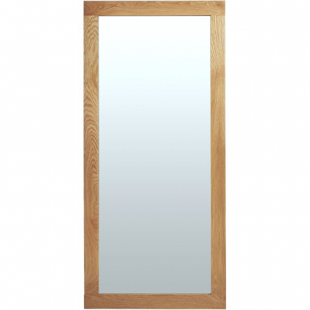 Louis Solid Oak Wall Mirror