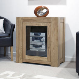 Trend Solid Oak Hi-Fi Cabinet
