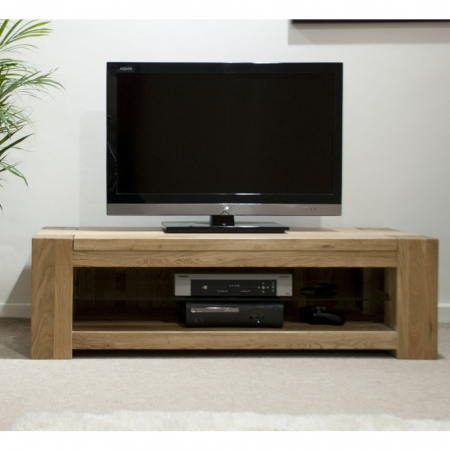 Trend Solid Oak Plasma Television Cabinet
