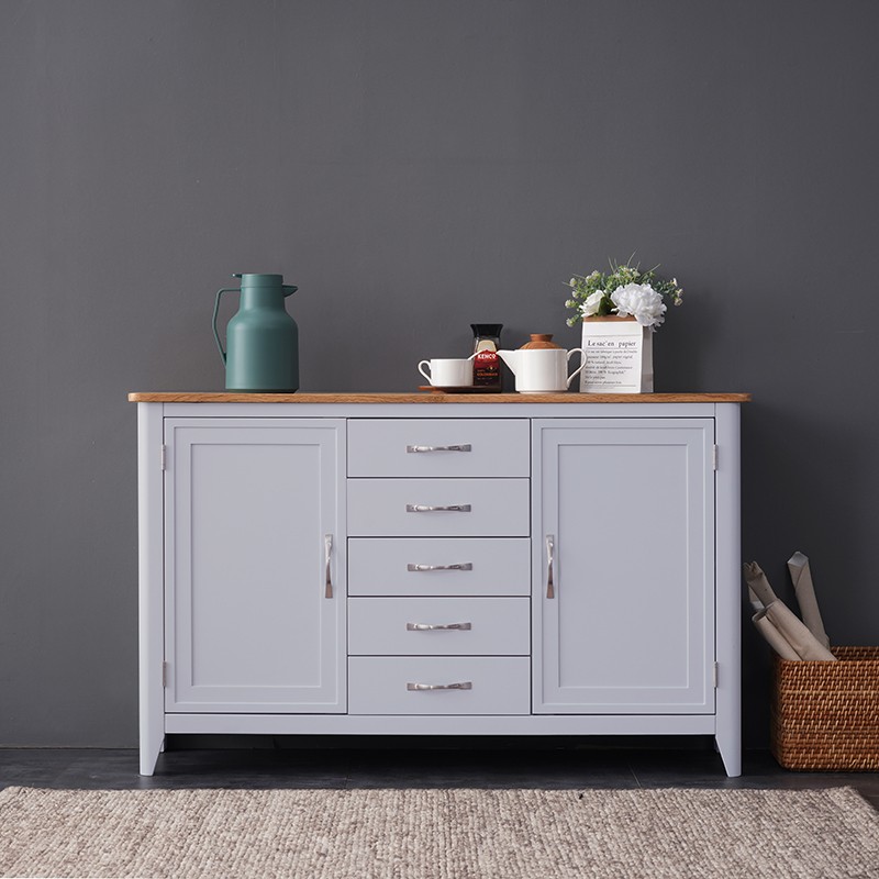 Venice Grey Painted Large Sideboard