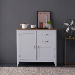 Venice Grey Painted Small Storage Sideboard