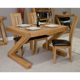 Z Solid Oak Dining Table