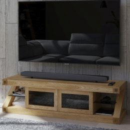 Z Solid Oak Large TV Stand